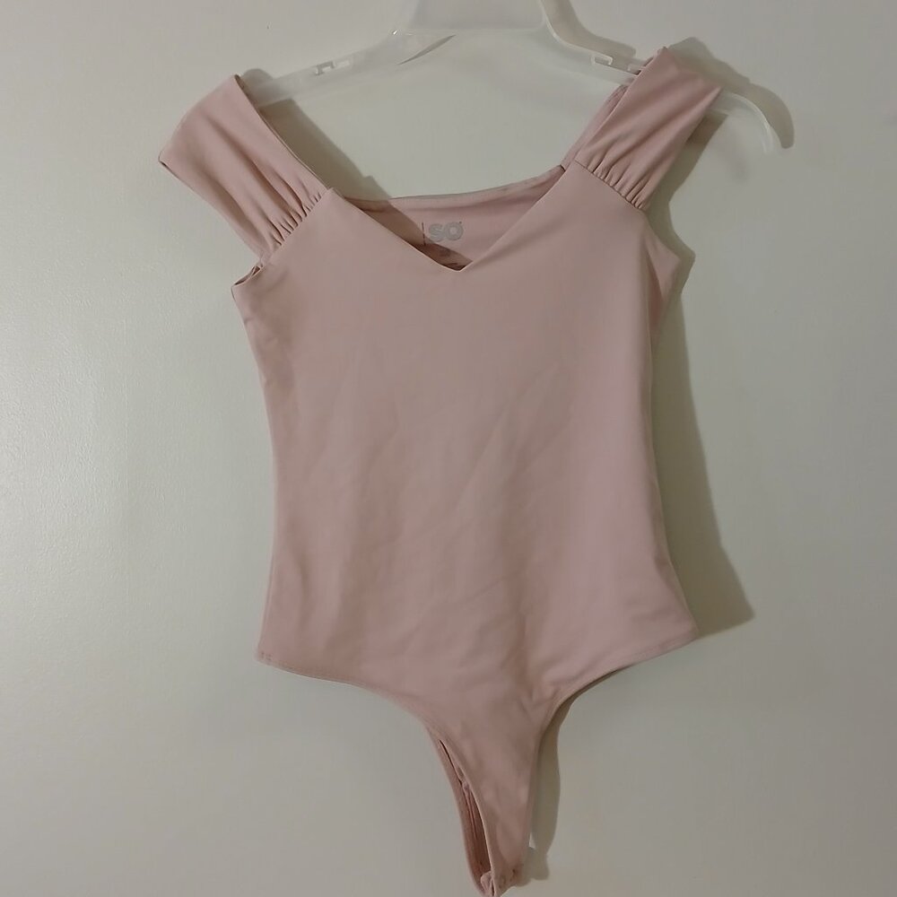 SO light pink/blush bodysuit - size Xsmall